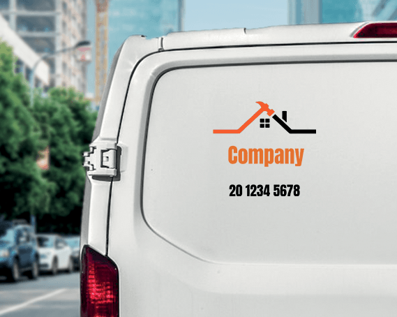 Kit 2 Autocollants Rose Des Vents Effet Usé Pour Voitures Camionnettes