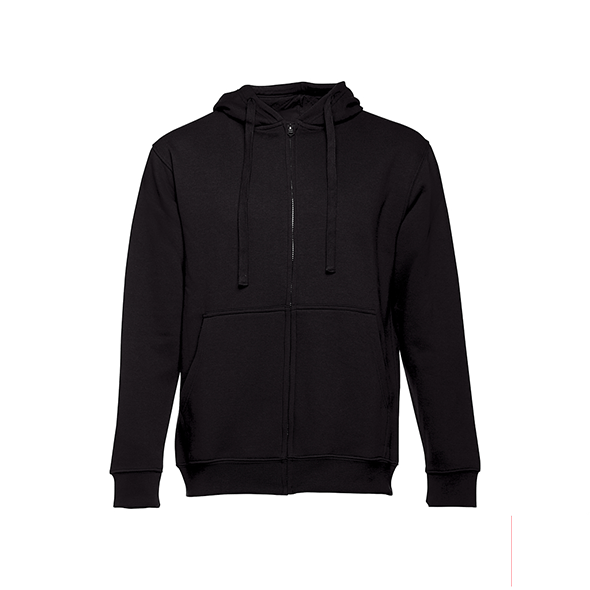 Men's hooded full zipped sweatshirt AMSTERDAM
