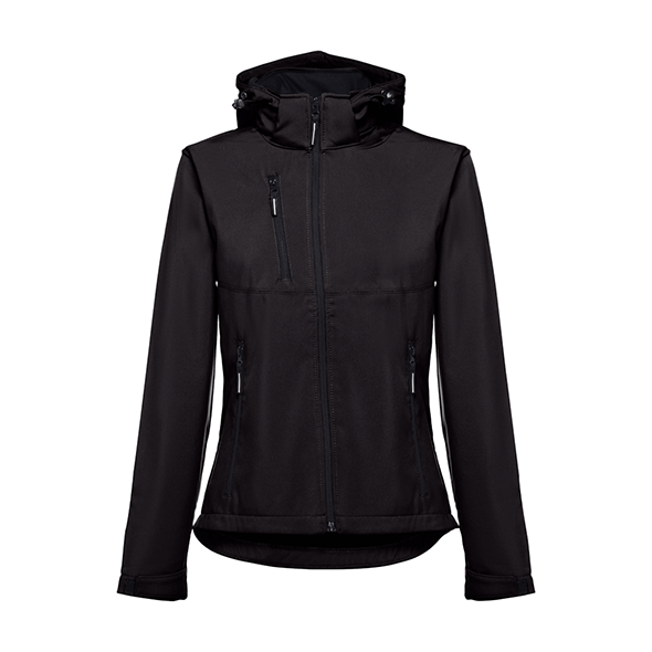 Women's softshell with removable hood ZAGREB WOMEN