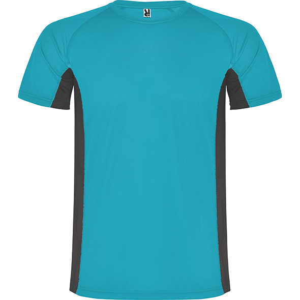 Technical t-shirt combined with two polyester fabrics SHANGHAI