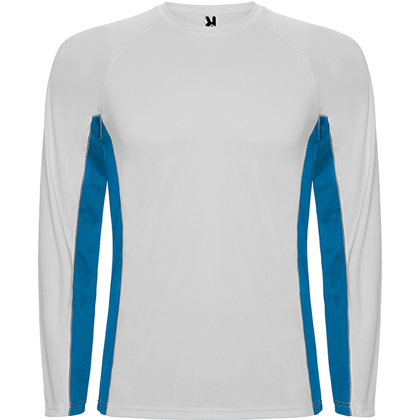 Technical t-shirt combined with two polyester fabrics SHANGHAI L/S