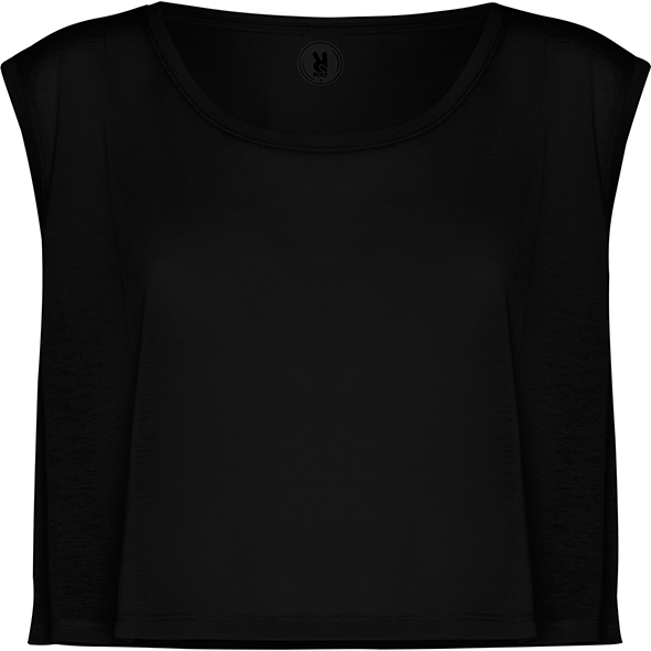 Oversize crop top with short and wide waist MARA