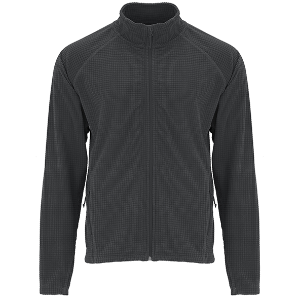 Chaqueta estilo polar con tejido cuadrillé DENALI