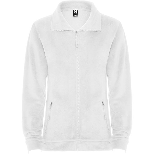 Chaqueta polar de cuello alto forrado y cremallera entera inyectada al tono PIRINEO WOMAN