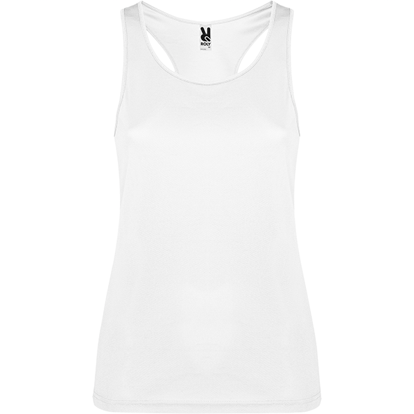 Technical t-shirt with armholes and trimmed neckline SHURA