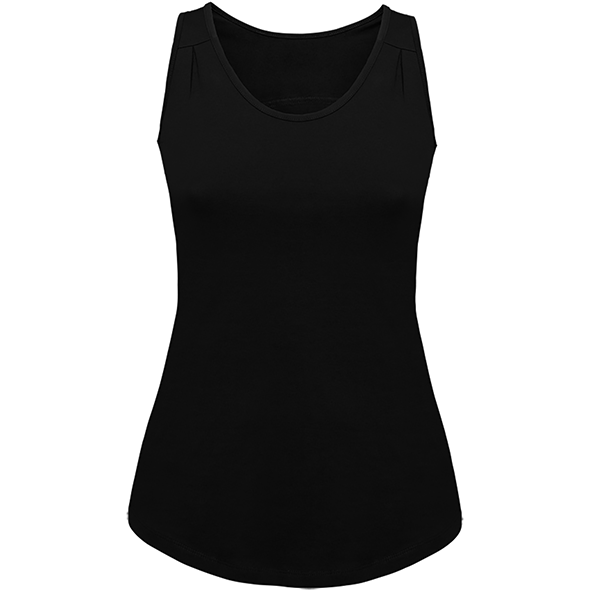 T-shirt with pleat details on straps NADIA
