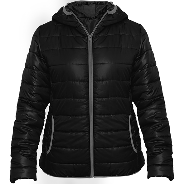 Quilted jacket with filling and fitted hood GROENLANDIA WOMAN