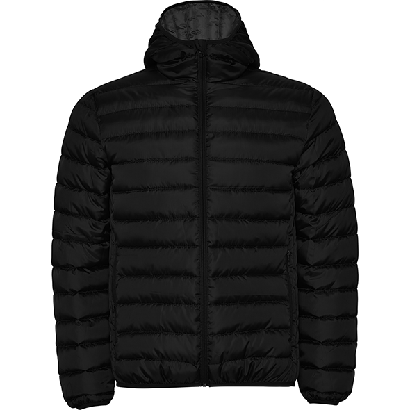 Chaqueta Unisex acolchada con relleno tacto pluma y capucha fija ajustada NORWAY