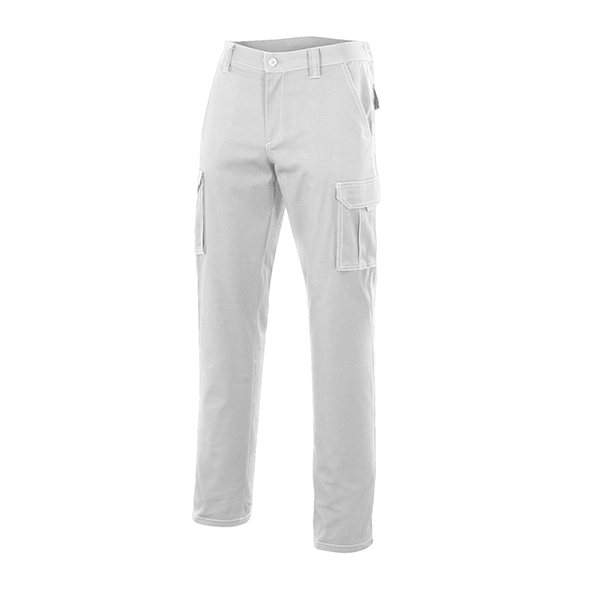 Pants with Pockets Seams and Contrast Color