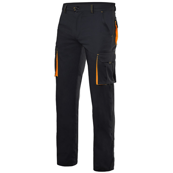 Pants with Bicolor Stretch Pockets