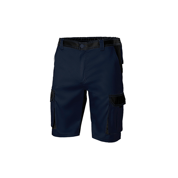 Shorts mit Bicolor Taschen und Kontrastnähten