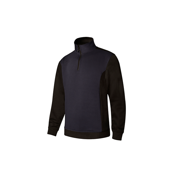 Bicolor Polar Sweater with Clasp P105703