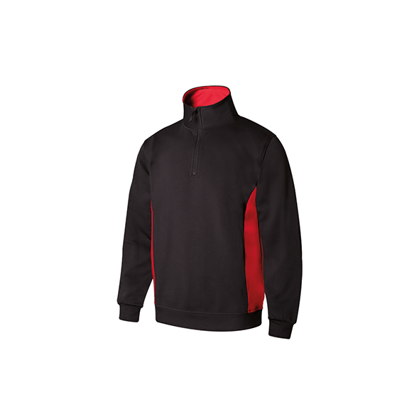 Bicolor Polar Sweater with Clasp P105704