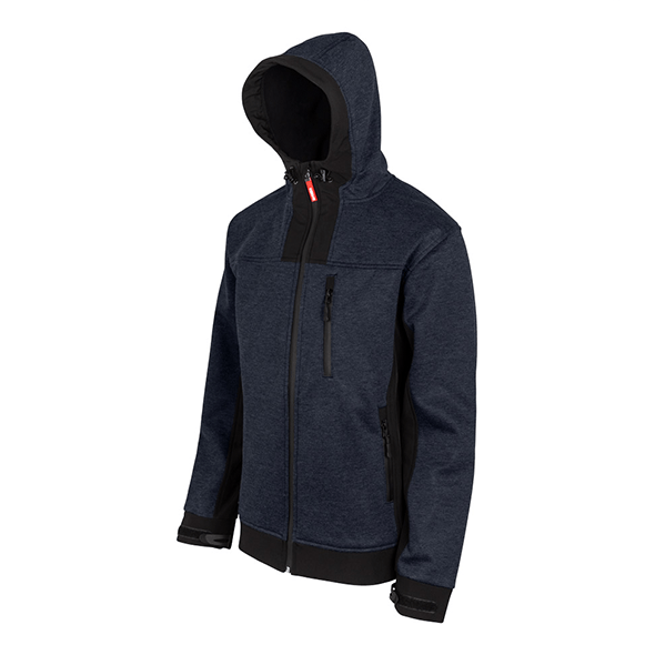 Chaqueta Soft Shell Bicolor con Capa